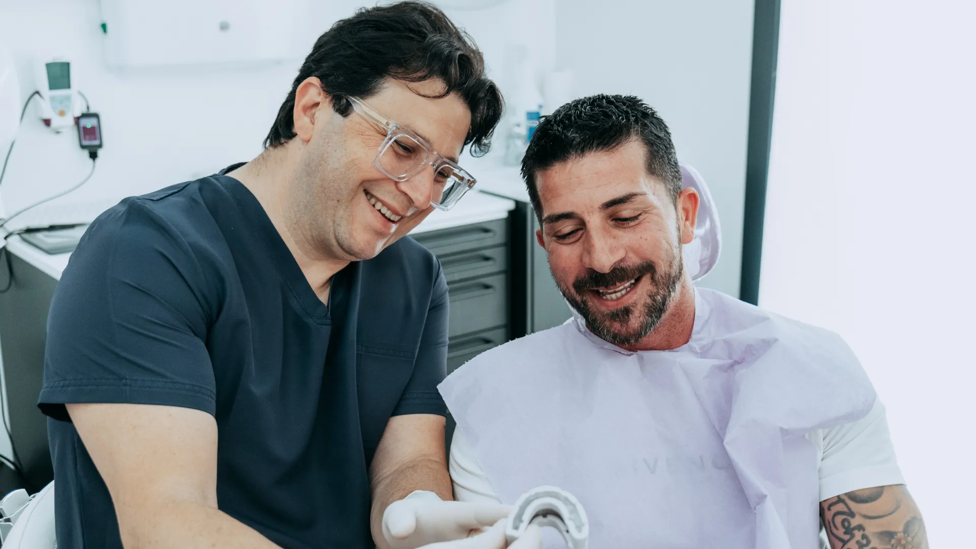 Dott. Boschini con paziente